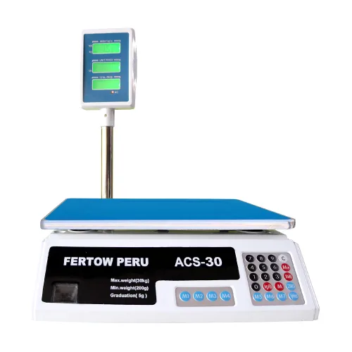 Balanza Comercial Fertow perú de 30 Kilos